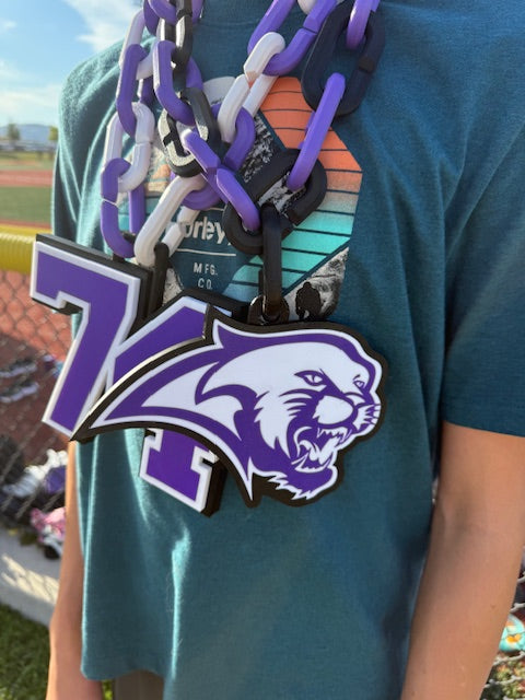 Custom3D Printed Jumbo Mascot Turnover Chain
