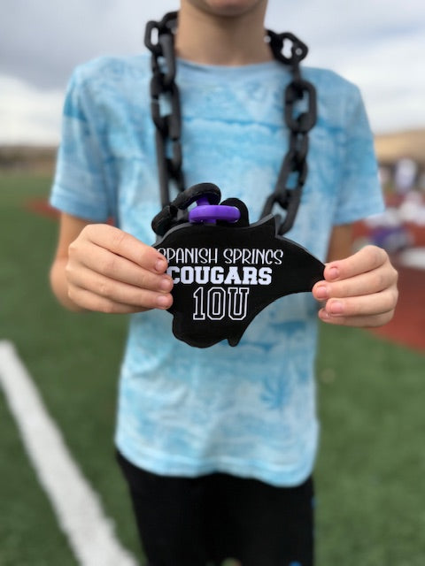 Custom3D Printed Jumbo Mascot Turnover Chain